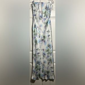 Bec and Bridge Moondance Watercolor Floral Strapless Dress - new with tags